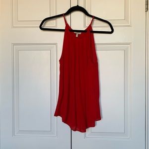 Joie silk red flowy camisole